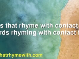 Words that rhyme with contact flight | Words rhyming with contact flight